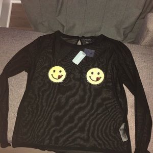 FOREVER 21+ Mesh Top